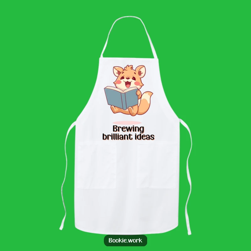 Funny Kitchen Apron - Jump into Cooking with Bookish Joy!
