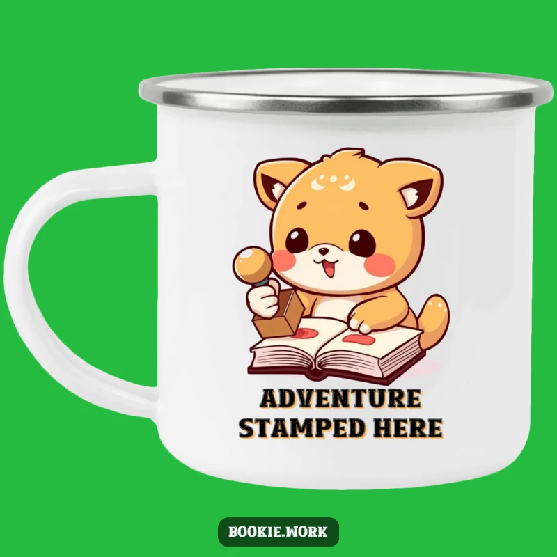 Funny Outdoor Stamp Mug: Animal Adventurer's Approval, Great Funny Gift