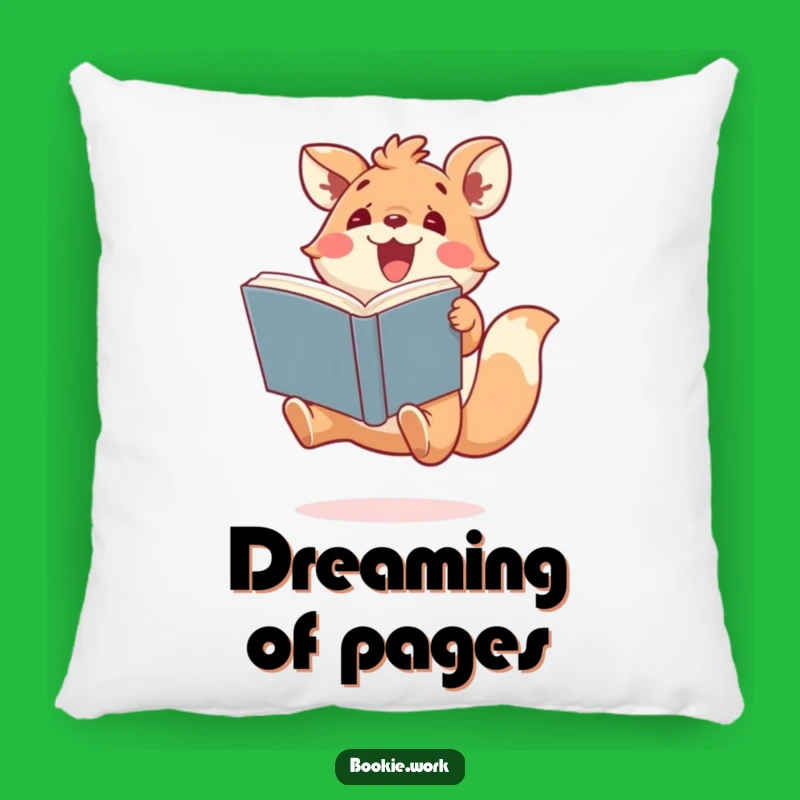 Funny Cute Animal Pillow - Cozy Up with a Good Book!