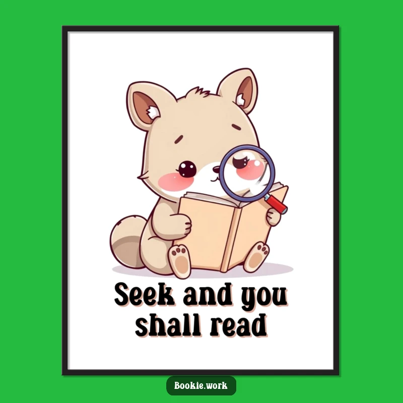 Funny Wise Animal Poster - Stimulate Your Mind Daily!