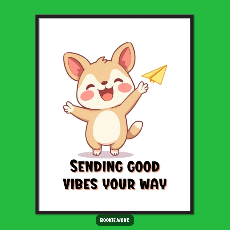 Free Printable Wall Art: Paper Airplane Animal Publisher, Humorous Downloadable Decor