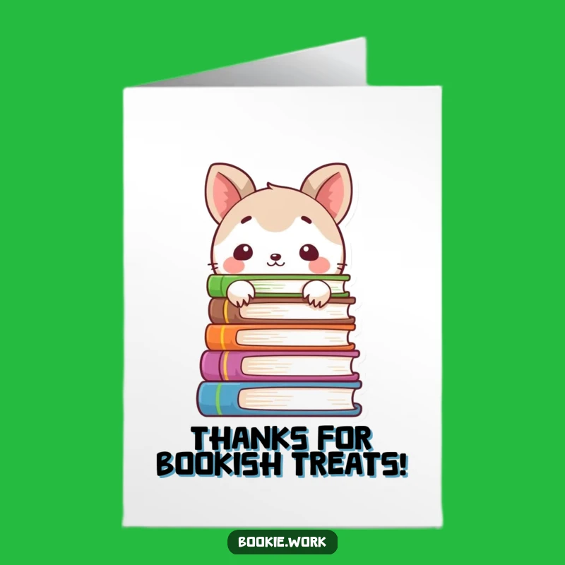 Free Printable Thank You Card: Shy Animal Expressing Thanks - Funny Downloadable Gift