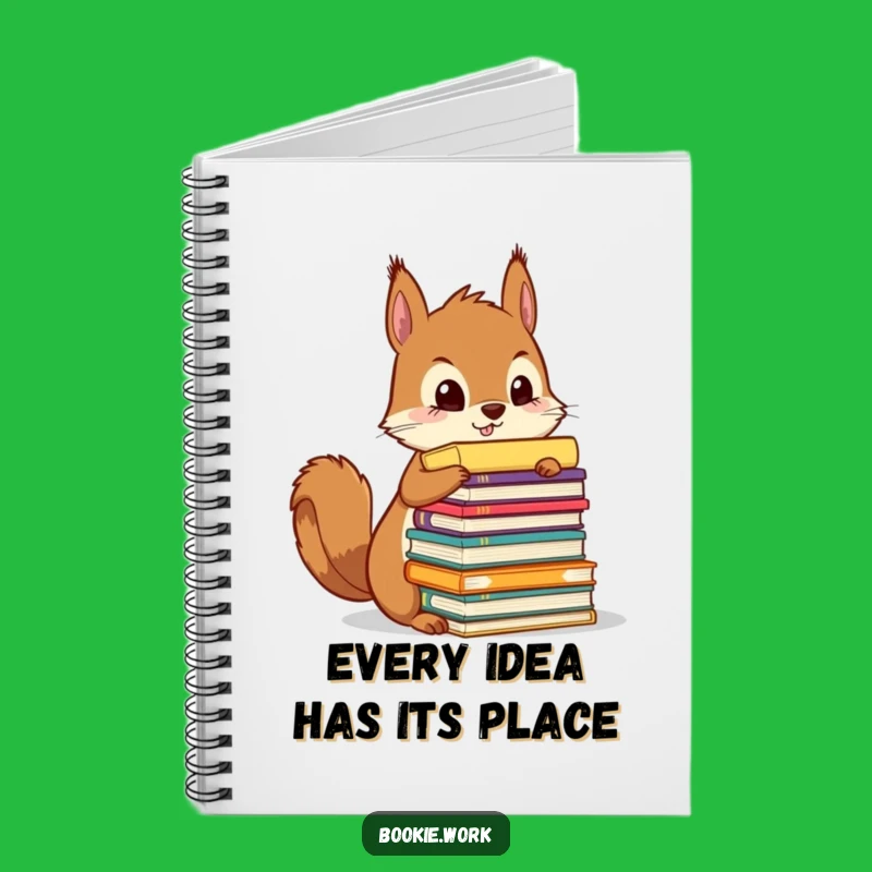 Funny Squirrel Manuscript Notebook: Organizer's Journal, Perfect Gift