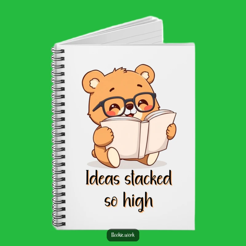 Funny Bear Reading Notebook: Journal for Book Lovers, Perfect Gift