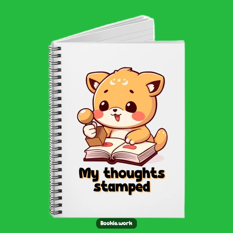 Funny Notebook: Animal Publisher's Stamp of Approval for Your Notes
