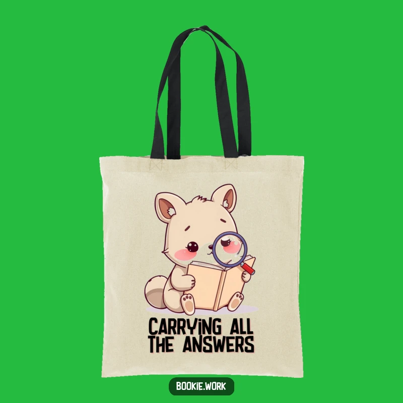 Funny Academic Tote Bag - Carry Your Wisdom Everywhere!